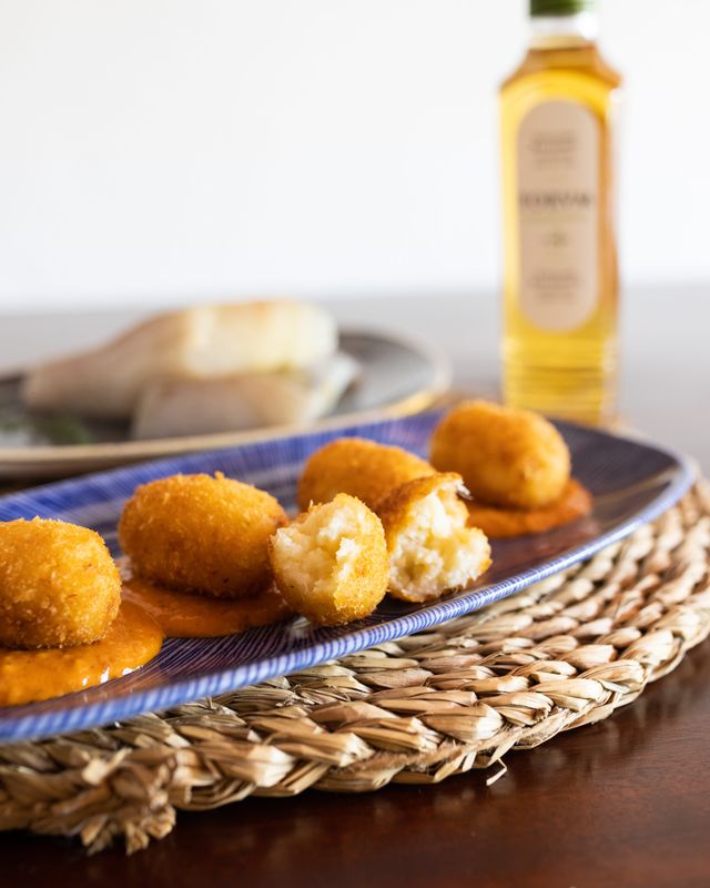 Croquetes de bacallà del nord Croquetiel